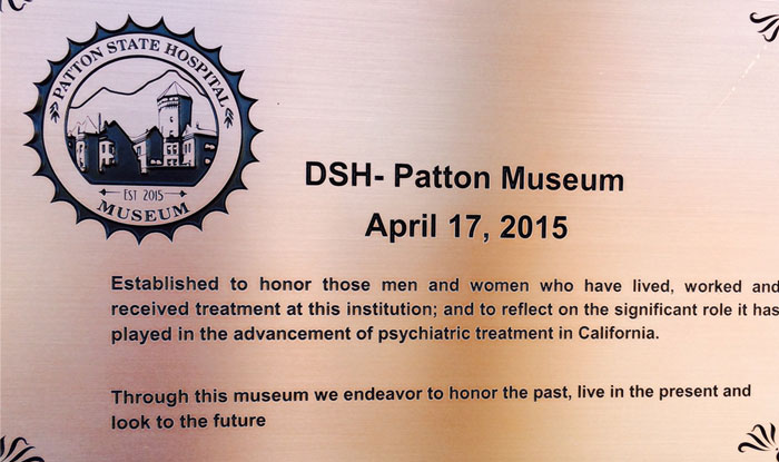 Patton Museum Plaque